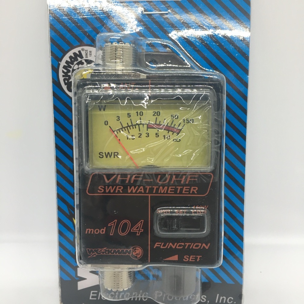 VHF/UHF SWR Wattmeter - Black